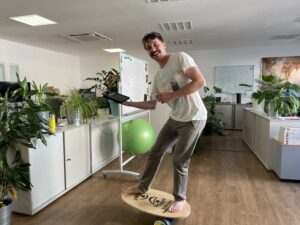 Peter am Indoboard
