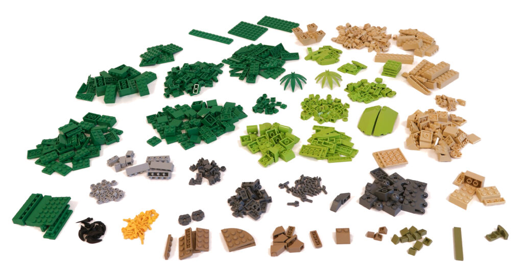 LEGO-Steine nach Farbe und Form sortiert (Credit: eguana/Eder)